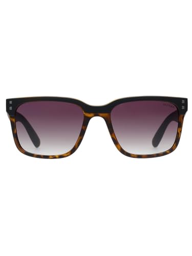 Tommy Hilfiger Sunglasses | Purple Lens | Black Frame | Full Rim Rectangle Shape Branded Latest and Stylish Non Polarized Eyewear | 100% UV Protection | Men Sunglasses| Size Medium | TH 1597 C1