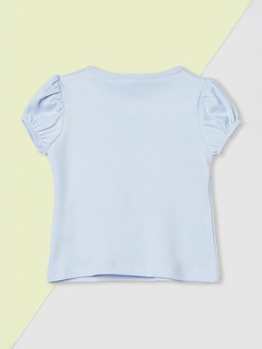 Max Girls Printed Top - Pack of 2 (Blue_6-12 M)