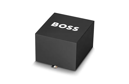 Hugo Boss Stainless Steel Boss Allure Analog Gray Dial Men Watch-1513924, Gray Band