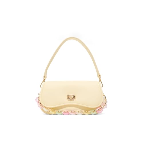 Aldo Women's CLAPPERTINA Shoulder Bag, Yellow Multicolor