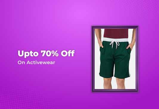 Upto 70% Off On Activewear