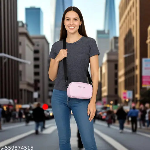 Crossbody Sling Bag for Women & Girls | Compact Shoulder Purse For Travel, Shopping & Casual Wear | Lightweight Everyday Side Bag,  Fashion Sling Bag for Girls & Women | Multipurpose Shoulder Pouch for Mobile, Wallet, Keys & Makeup, Trendy Daily Mini Purs