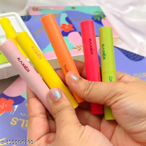 Premium Trending Korean Lipstick Set- Pack of 5