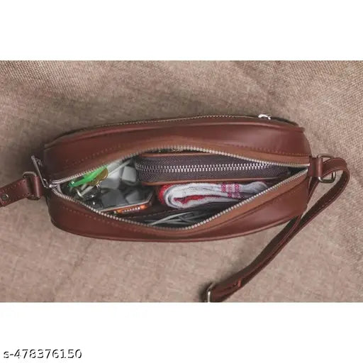 Zouk Chittoor Blue Kalamkari Sling Bag