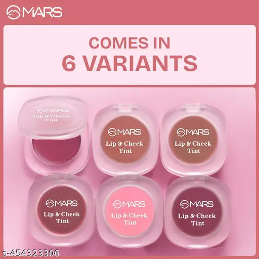 MARS Lip & Cheek Tint for Bold Pop Color (2.8 gm) (06-Be The Change) | Demi Matte Finish | Dual Function | Buildable High Pigmentation | Long-Lasting Color | Weightless Wear | (2.8 g, 06-Be The Change)
