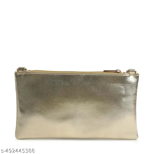 Fastrack Golden Party Sling Bag for Women