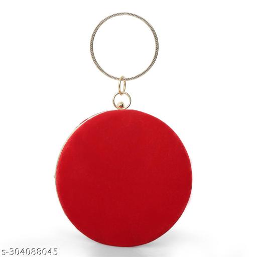 VASTANS Women's Pretty Round Embroidery Clutch