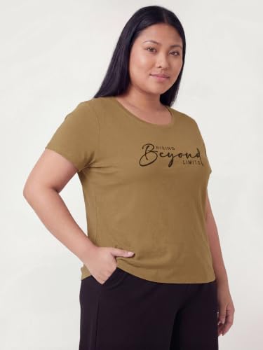 Max Women Printed T-Shirt (Brown_XL)
