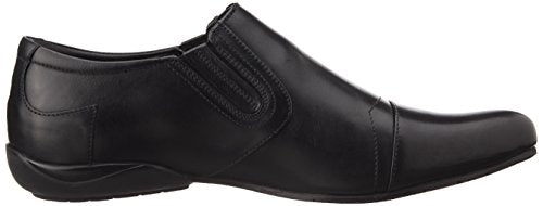 Hush Puppies Men's Frazer Slip On Black Leather Formal Shoes