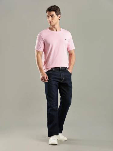Tommy Hilfiger Solid Regular-Fit Cotton T-Shirt Classic Pink