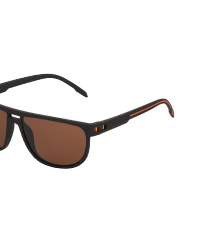 Carlton London Brown with Orange Toned Brown Polarised Lens Sunglass for men
