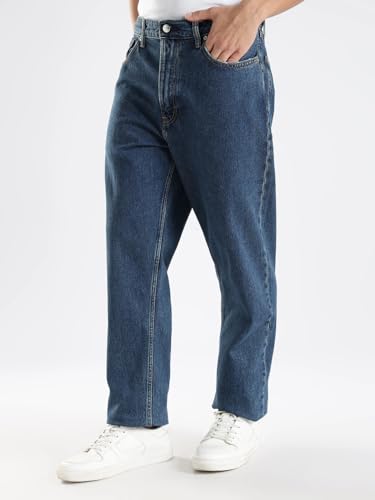 Calvin Klein Jeans Men's Tapered Jeans (4RD712G011_Harbour Blue