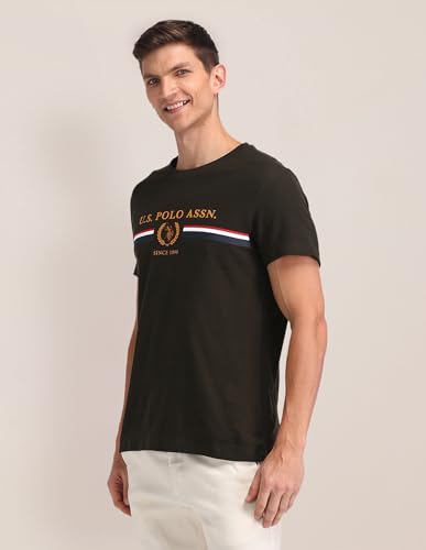 U.S. Polo Assn. Men's Fitted T-Shirt (USTSH2203_Black