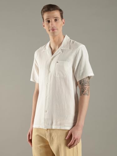 Solid Oversized Fit Linen Shirt