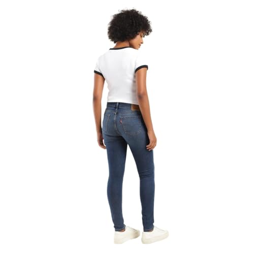 Levi's Women's 711 Skinny Fit Mid-Rise Jeans Blue
