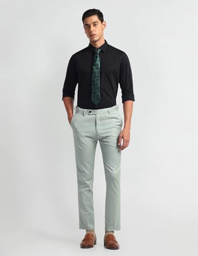 Arrow Autoflex Super Slim Trousers Light Green