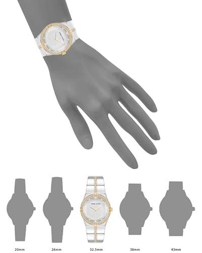 Anne Klein Women's Premium Crystal Accented Bracelet Watch