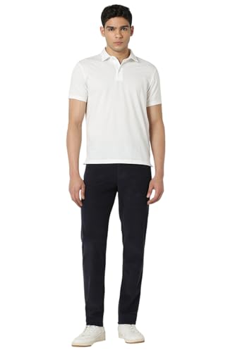 Van Heusen Men's Slim Casual Pants (VSTFUTRPA12616_Navy
