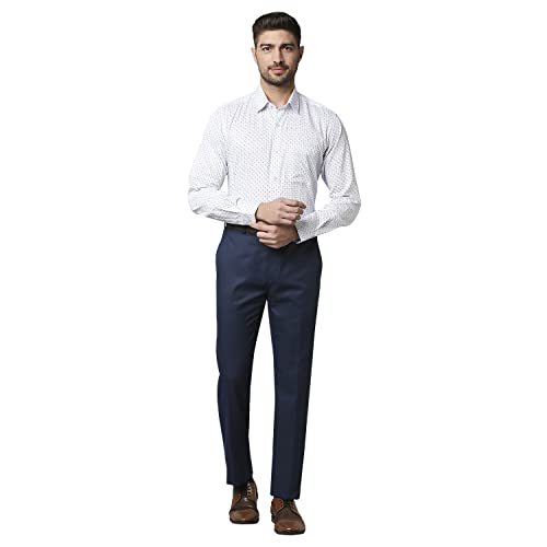 Raymond Dark Blue Trouser (Size: 38)-RMTX04373-B8