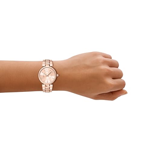Armani Exchange Rose Gold Quartz Stainless Steel Watch AX4408