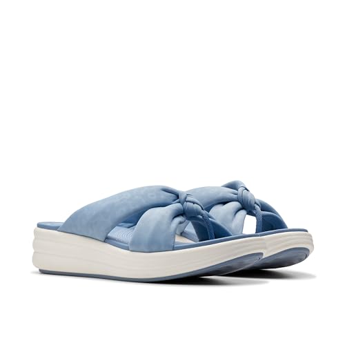 Clarks Women's Drift Ave, Denim Blue Textile, 8.5 UK