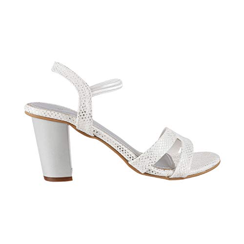 Metro Womens Synthetic White Sandals (Size (3 UK (36 EU))