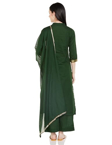 BIBA Women's Cotton Suit Set (SKDSKD7028ESS23GRN_Green