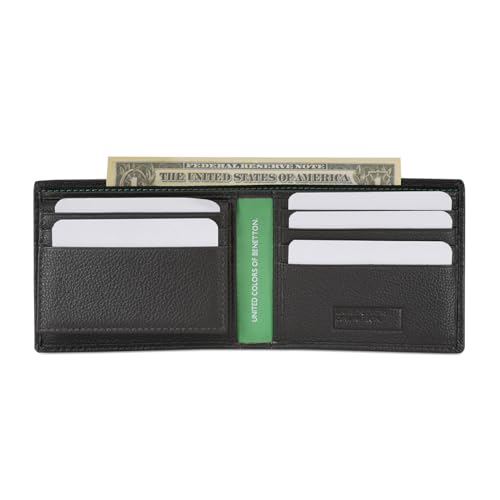 UNITED COLORS OF BENETTON Fenwick Leather Men's Casual Wear Two Fold Wallet (Brown, Free Size)