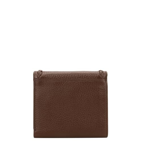 Da Milano Premium Leather Wallet for Women | Multi Compartment Travel Wallet - Mocha Brown (10583)
