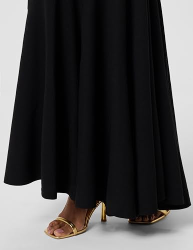 Marie Claire Women's Polyester a-line Standard Length Casual Dress (Mc10303-M_Black_M)