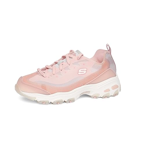 Skechers Womens D'Lites-Fresh Air Casual Sneakers Vegan Air-Cooled Memory Foam Cushioned Comfort Insole Pink - 4 UK (149235)