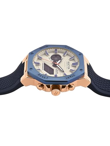 Kenneth Cole Reaction Digi-Analog Grey Dial Watch for Men - KRWGP0069105