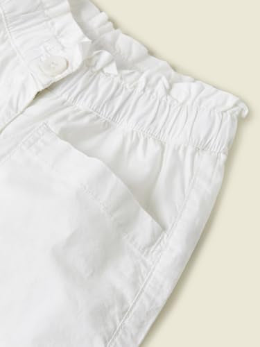 Max Girls Solid Shorts(White_3-4 Y)