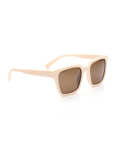 Fastrack Brown Square Plastic 100% UV Protected Sunglasses for Men and Women(P494BR4PV)