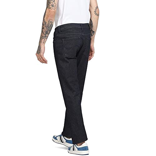 Jack & Jones Men's Cotton Blend Regular Fit Blue Jeans_30