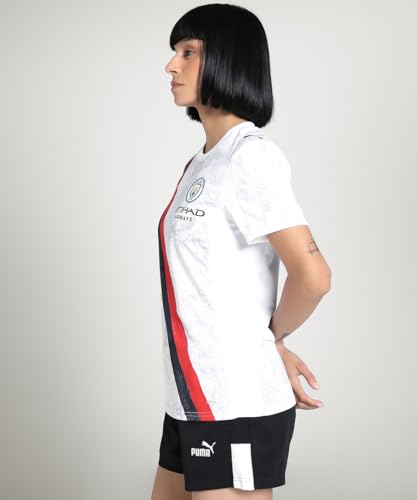 Puma Women's Regular Fit Jerseys (781081_White-Black