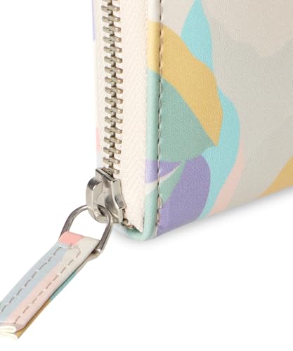 Puma Womens, PREMIU FLORAL Wallet, Warm White-Light Lavender, One Size (9210401)
