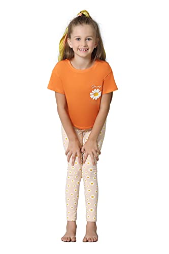 Van Heusen Girls Ultra Soft T-Shirt - Power Plus Cotton Spandex - Crew Neck, Short Sleeve_56401_Apricot Buff_9-10 Years