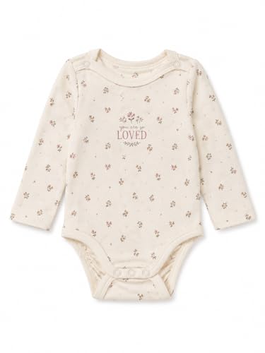 TuddyBuddy 100% Cotton Multi Color Romper/Bodysuit/Onesies for Baby Girl - (Pack of 5-2 Solid 3 Printed - Long Sleeves, 9 Months-12 Months)