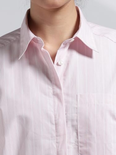 Striped Relaxed Fit Cotton Shirt