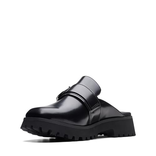 Clarks Stayso Free Black Leather