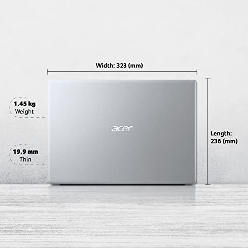 acer Aspire 3 Laptop (Made in India) (Intel Celeron Dual -Core Processor N4500 | Windows 11 Home | 8 GB | 256GB SSD | Weight : 1.45 Kg| Silver) A314-35 with 35.56 Cm (14-Inch) HD Display