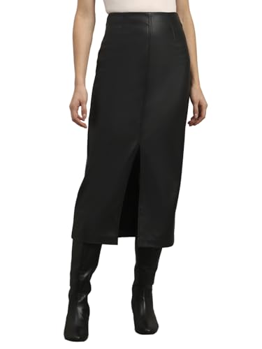 VERO MODA Women's Below Knee Skirt Black