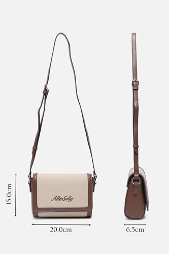 Allen Solly Women Brand Logo Printed Textured Crossbody Bag