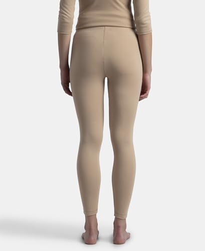 Jockey 2544 Women's Super Combed Cotton Rich Brushed Fabric Thermal Leggings with StayWarm Technology_Skin_L
