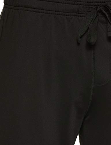 Van Heusen Performance Men Knit Shorts - Polyester Spandex - Swift Dry, High Stretch, Mesh Panel_51003_Black_S