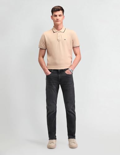 Arrow New York Men's Slim Jeans (ANAIJN2655_Black