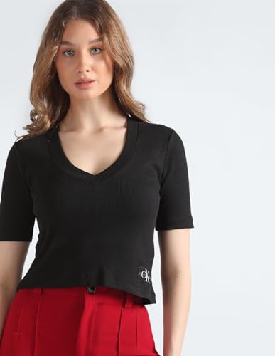 Calvin Klein Women's Slim Fit T-Shirt (J20J222379BEH
