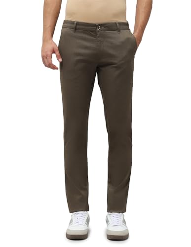 U.S.Polo Association Men's Slim Fit Textured Trousers