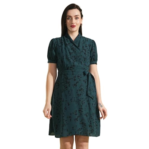 Globus Women Dresses (GS568696_Green_L)